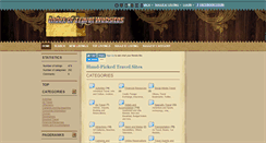 Desktop Screenshot of indexoftravelwebsites.com